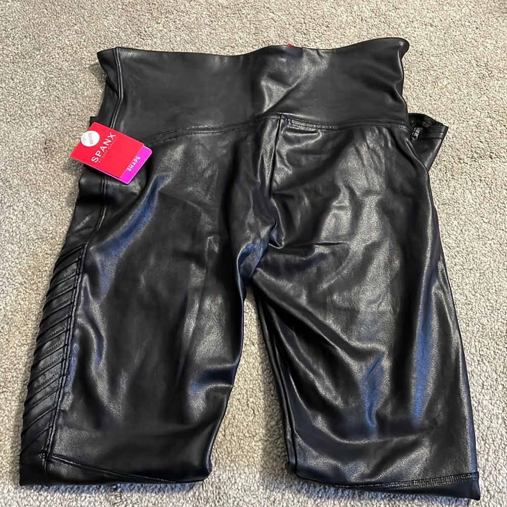 Spanx moto leggings NWT